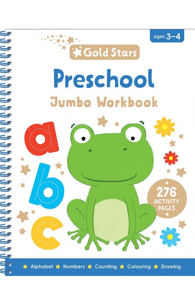 Preschool Gold Stars Vol 3 Jumbo Workbook